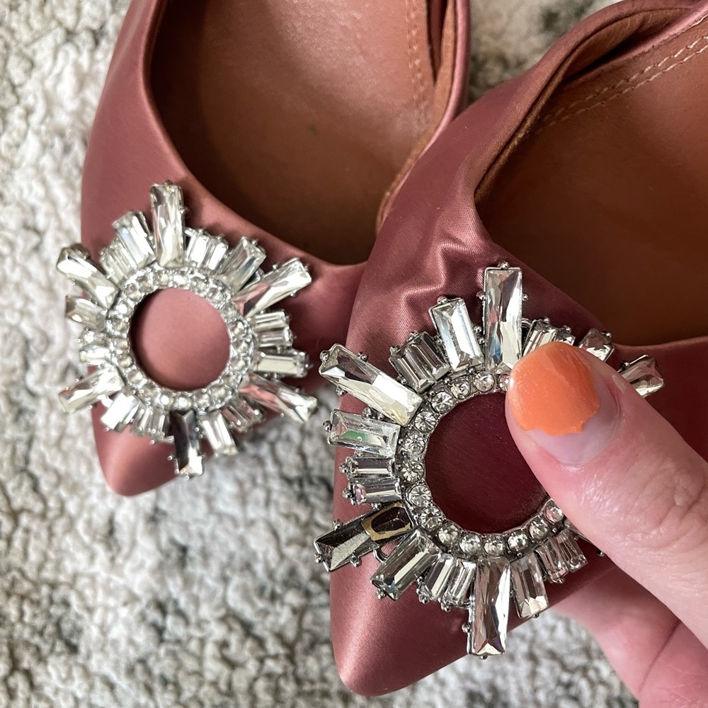Amina Muaddi slingback crystal - Picture 4 of 8